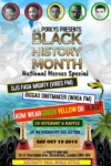 Black history month special sat October 19 2019